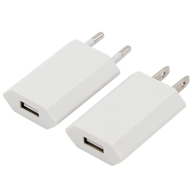 

300pcs/lot Travel Wall Charge Charger Power Adapter European EU Plug USB AC Charger For Apple iPhone 7 6S 6 5 5S 4 4S 3GS iPod