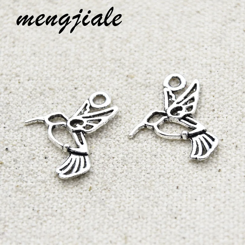 30 шт. Оптовая продажа Детское нижнее белье античное серебро летящей Птицы