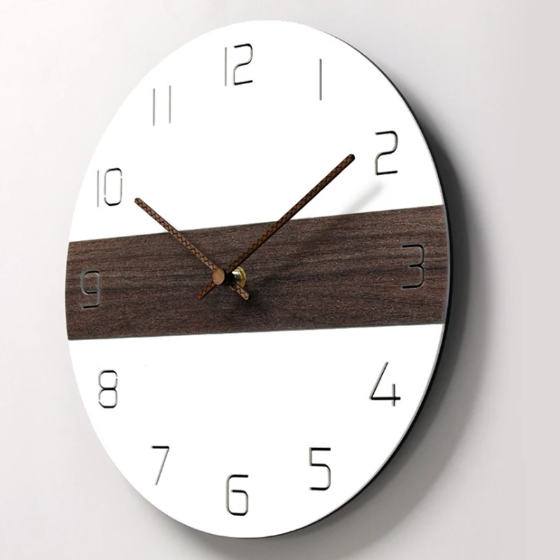 Современный дизайн бесшумные настенные часы винтажные с ретропростом