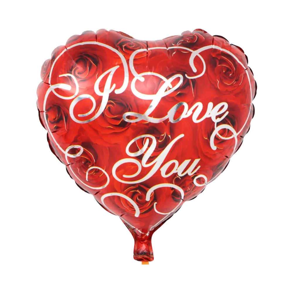 1 шт 18 дюймов в форме сердца I Love You фольгированные шары сердце Свадьба День святого Валентина гелиевый воздушный шар Globos вечерние украшения