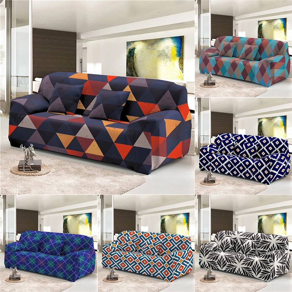 Homesky для диванов Гостиная Геометрическая упругий диван Чехол секционные
