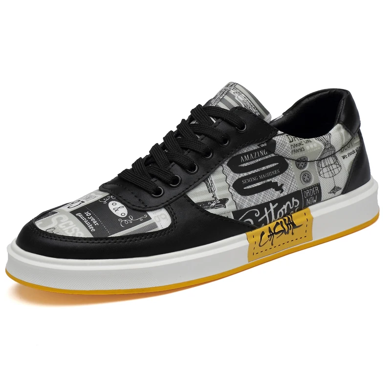 

Кожаная мужская обувь, весна-лето, повседневная обувь с низким верхом, мужские теннисные мужские кроссовки, мужская обувь для скейтборда