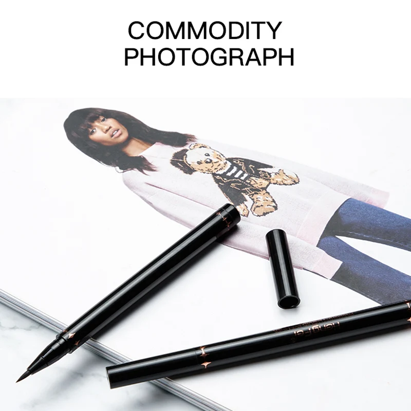 Жидкая подводка для глаз водостойкая тонкая глубокая Черная мягкая ровная