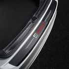 Защитные наклейки для заднего бампера автомобиля из углеродного волокна для SEAT Ibiza 6j Leno Arona Altea Ateca 6l FR XI Alhambra Arosa FR