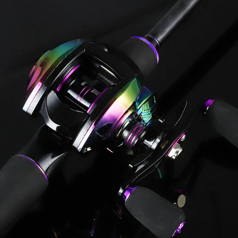 

Baitcasting Reel 7.2:1 High Speed 11+1BB Super Long Casting Fishing Reel Aluminum Alloy Spool 8KG Max Drag Carp Fishing Tackle