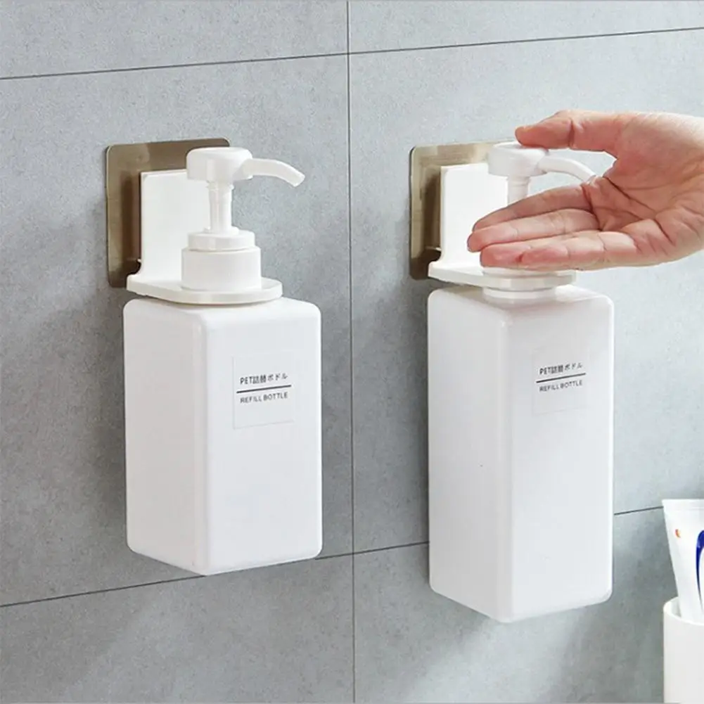 

[In stock]1Pc Bathroom Self Adhesive Organizer Wall Mounted Holder Shampoo Bottle Shelf Shower Gel Rack Liquid Soap Holder
