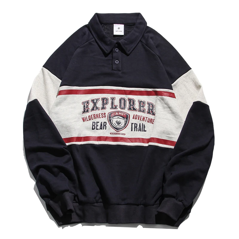 Женский свитшот с длинным рукавом принтом медведя | Женская одежда