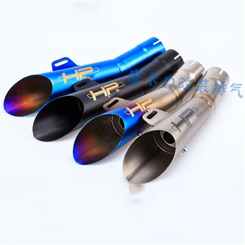 Motorcycle Moto Hp Exhaust Pipe with DB Killer for Yamah YZF R6 (2004 -2016) Moto Escape R6 Muffler Echappement Moto