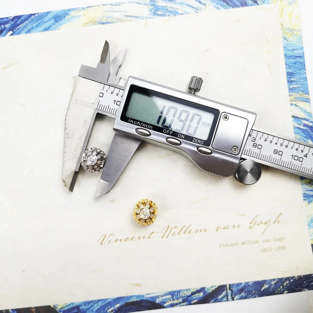 Бусины из стерлингового серебра 925 пробы с отверстием 5 мм