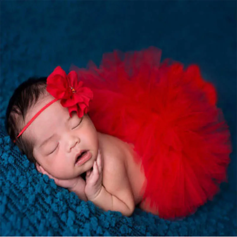 Одежда для новорожденных девочек комплект с юбкой реквизит фотосессии юбка