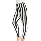 Женские леггинсы CUHAKCI с эффектом пуш-ап, женские полосатые леггинсы с принтом, женские штаны для фитнеса из полиэстера со средней талией в горошек