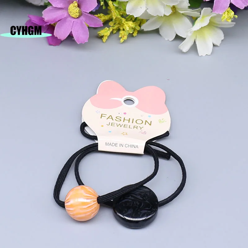 New Fashion korean amber Hair rope Accessories hair ties for Women elastic bands scrunchie Girls Band A02-5 |