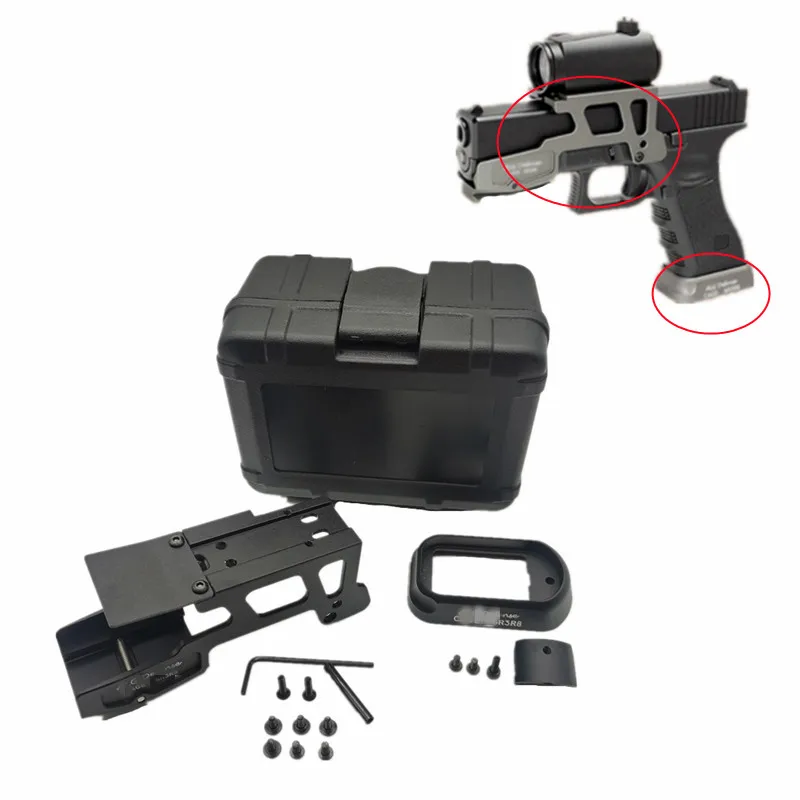 

Крепление оптического прицела ALG для защиты 6 секунд T1 T2 H1RMR для пистолета Gen3 WE Marui KWA Glock 17 18C 22 24 31 34 35 с Magwell