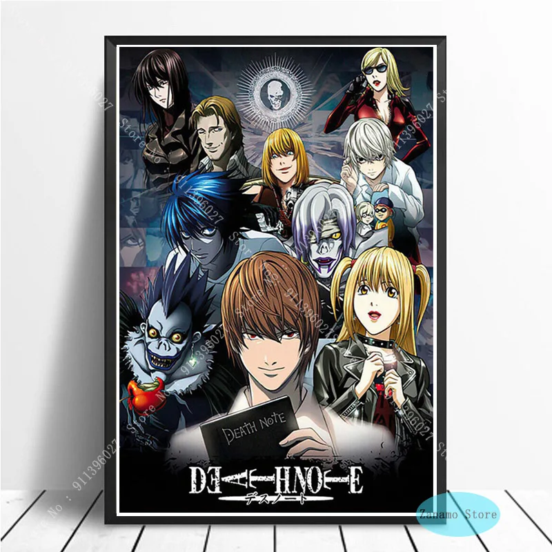 ZT1140 японское аниме Death Note Классический комикс мотивированный плакат HD принты