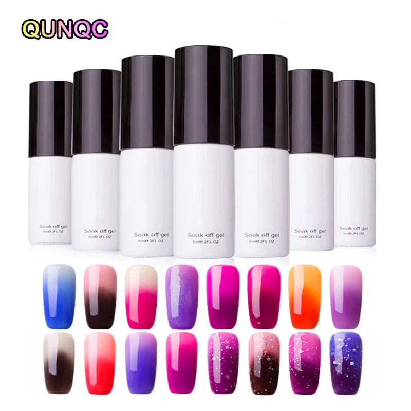 QUNQC лак для ногтей гель замачиваемый Светодиодный УФ Гибридный Гель грунтовка