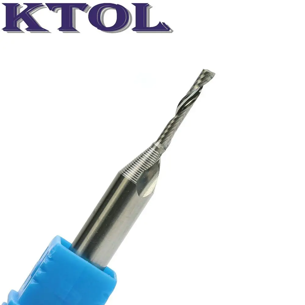 1 флейта спиральная для резки древесины акрила набор фрез из твердосплавных 6*2*12