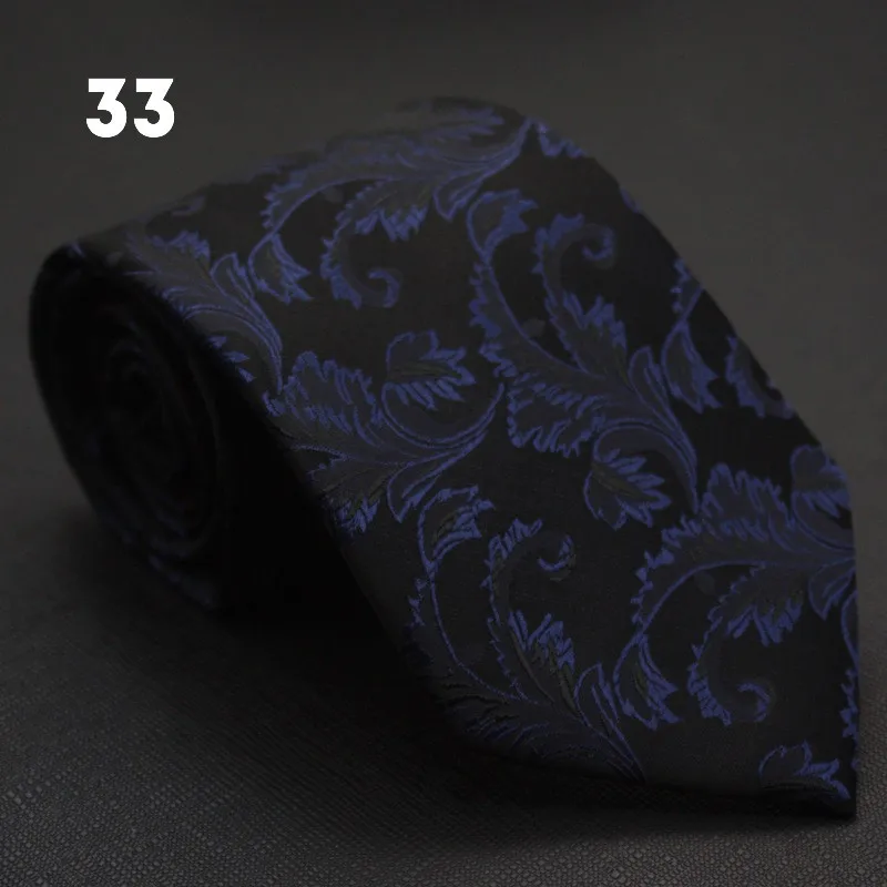Новинка 2019 мужской галстук деловой наряд Полиэстеровая пряжа в полоску с принтом