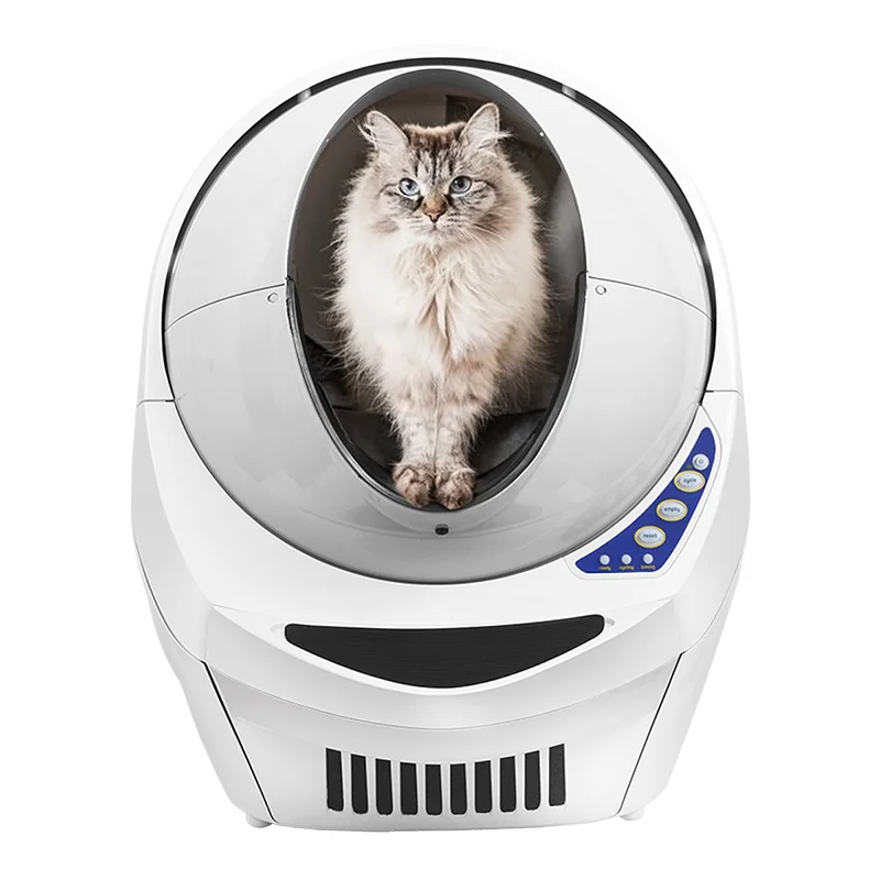 

PETCO Scoop Free Automatic Self-Cleaning Cat Litter Box Extra Large,Automatic Odor Removal Anti-Splash Low Noise PP Resin
