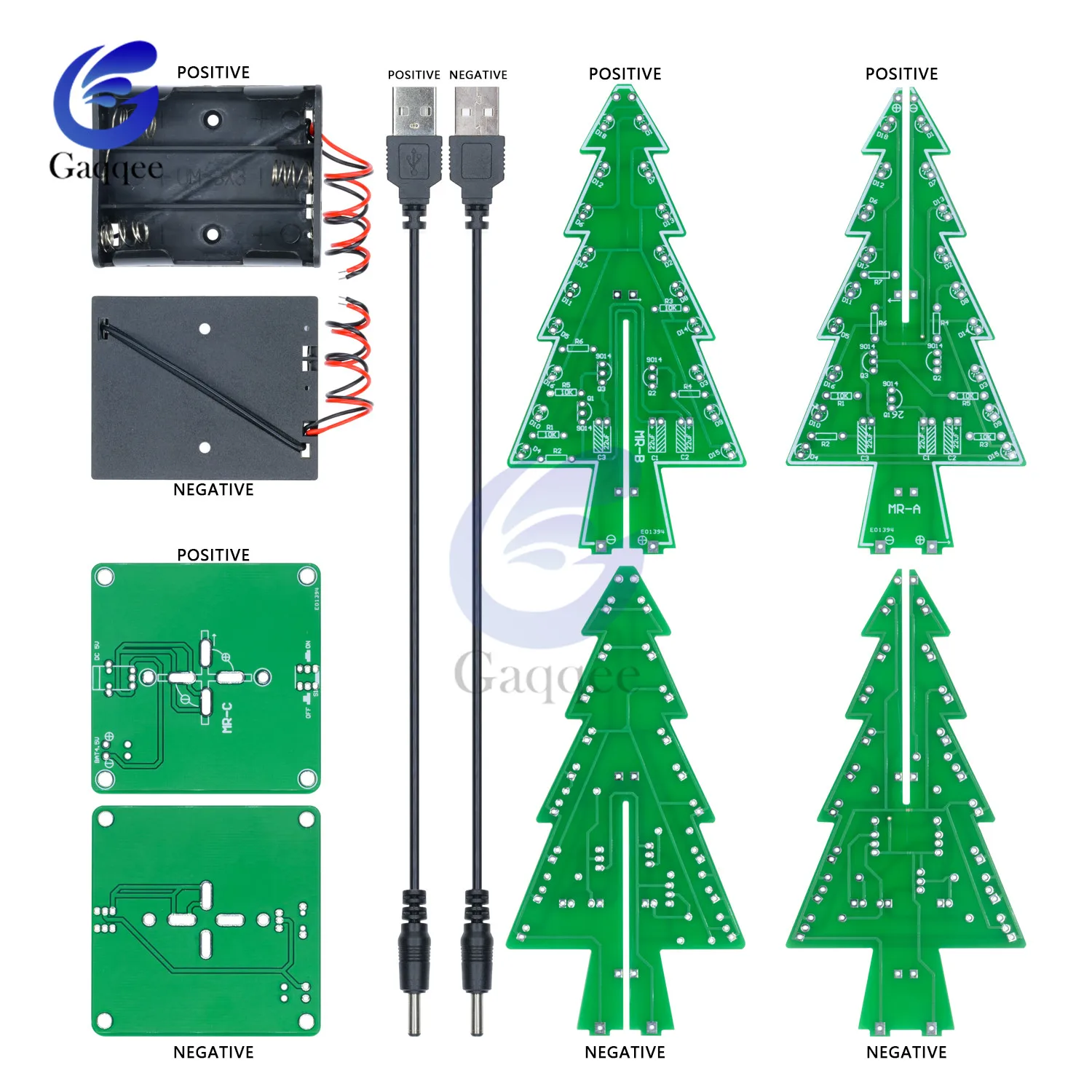 СВЕТОДИОДНЫЙ 3D набор для рождественской елки сделай сам 7 цветов