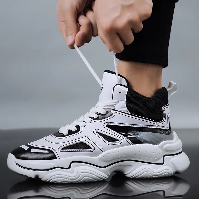 

New Shoes Men Sneakers Casual Outdoor Chunky Sneakers For Men Footwear Fashion Light Hip Hop Shoes Zapatos Hombre