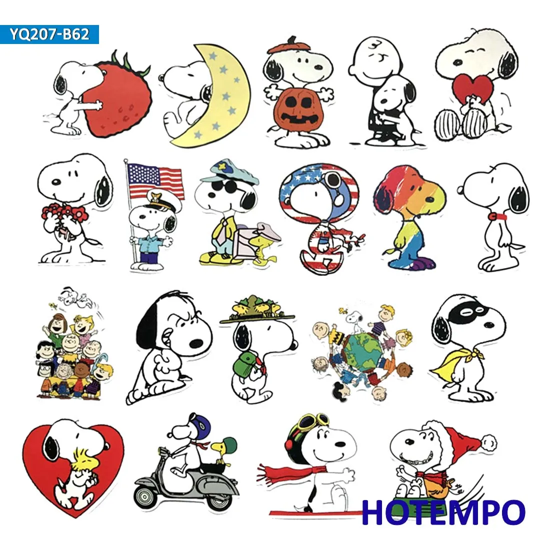 60 шт. мультфильм милая собака Snoopy наклейки щенок для мобильного телефона ноутбук чемодан скейтборд фиксированная передача наклейки