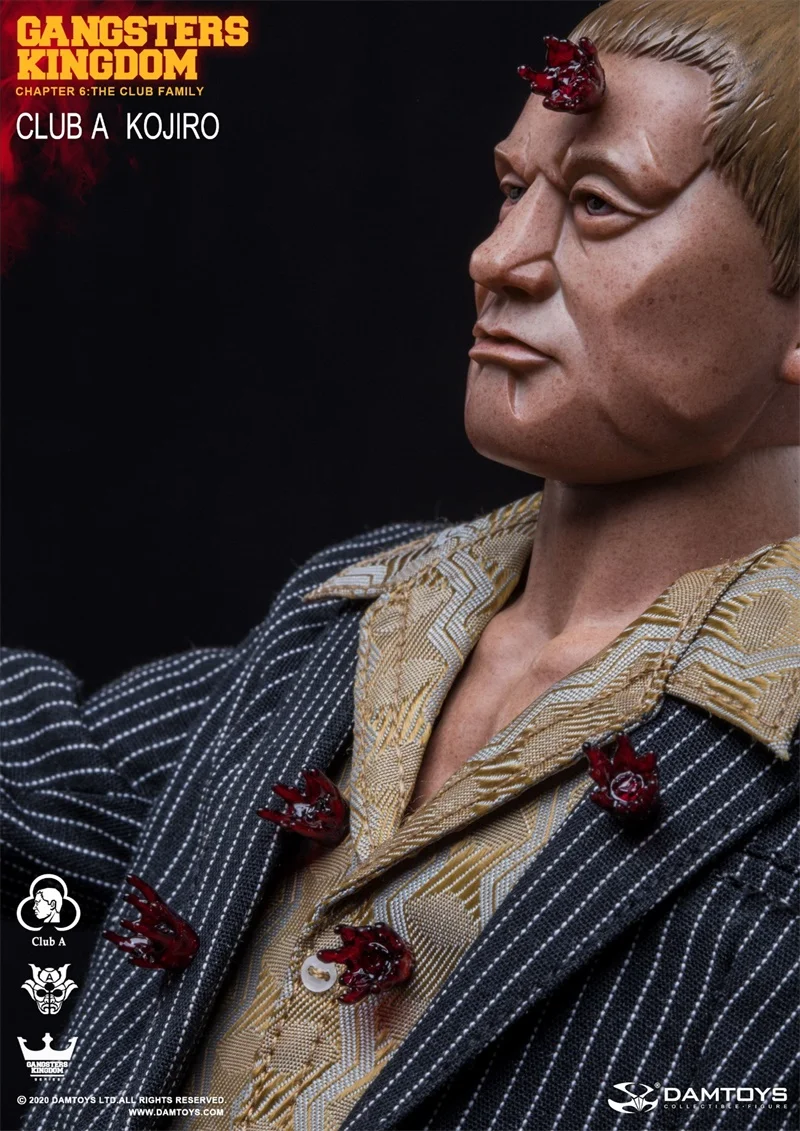 

In Stock 1/6th DAMTOY DAM GK021 Gangster Kingdom Doll Bullet Wounded Hurt Gunfight 5PCS/SET Model Doll Action Scene Component