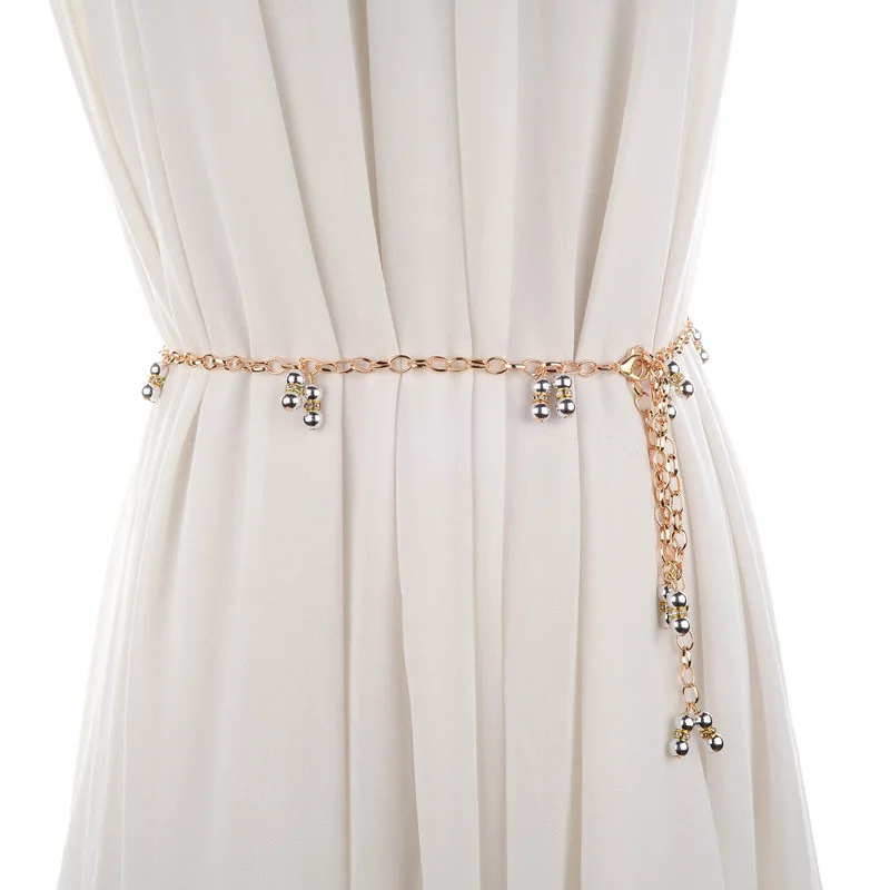 

35 Style Fashion Silver Gold Belts Women Waistbands All-match Multilayer Long Tassel Party Jewelry Dress Waist Chain