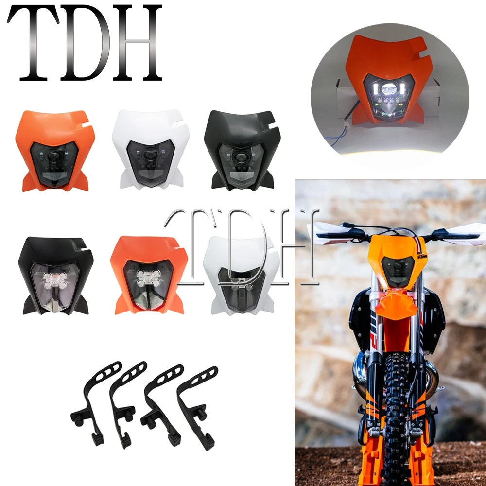 

For SMR EXC XC XCF LED Motorcycle Headlight Motocross Dual Sport Headlamp Running Light 125/250/350/400/450/500/505/520/530