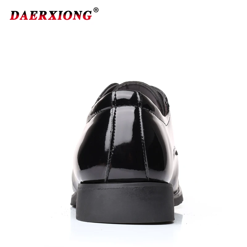 Модная мужская обувь в деловом стиле Новинка 2019 года классические кожаные