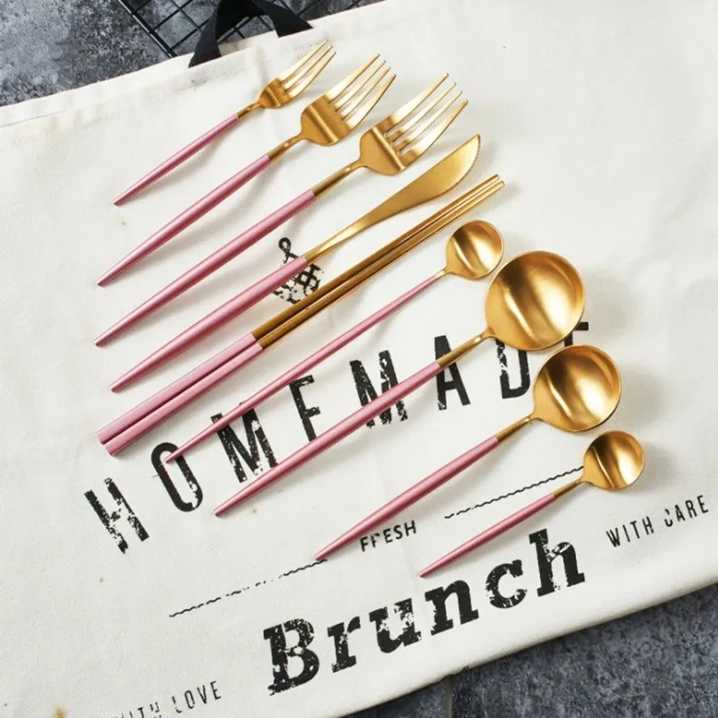 304 Нержавеющая сталь ложка западные нож и вилка для стейка костюм ножа вилки