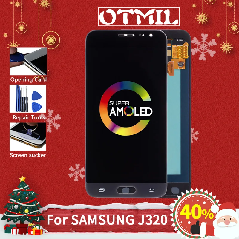 OTMIL 5," для SAMSUNG Galaxy J320 ЖК-дисплей сенсорный экран дигитайзер J320F J320H J320M J320N ЖК-дисплей для SAMSUNG J3 дисплей