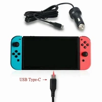 car charger for nintendo switch high speed car charger 5v usb type c charging power adapter auto replacement parts