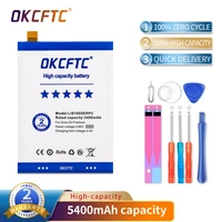 okcftc original replacement battery lis1605erpc for sony xperia z5 premium z5p dual e6853 e6883 e6833 genuine battery 5400mah