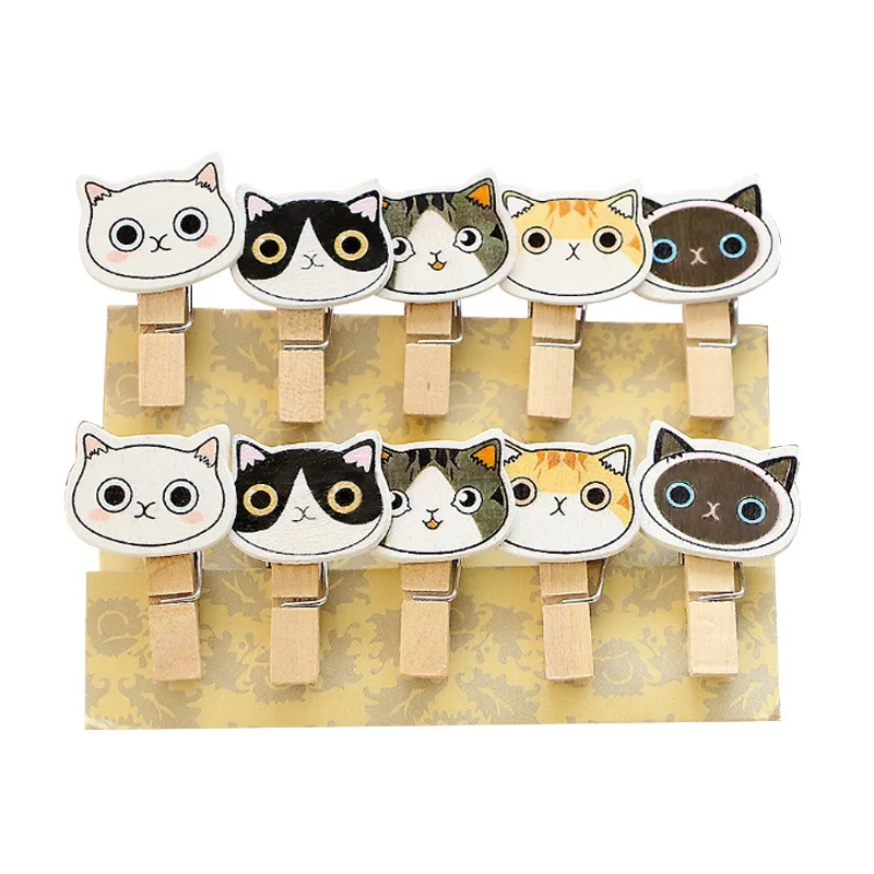 Миниатюрные украшения милые Мультяшные прищепки могут быть DIY вечерние