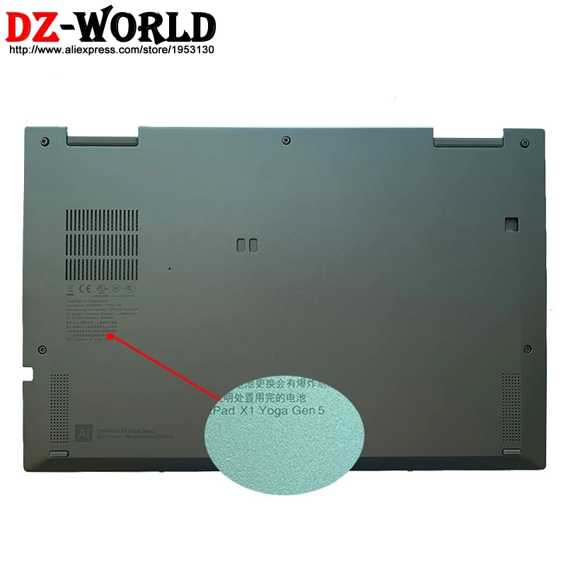 

Новая версия WALN оболочка Нижняя крышка нижний чехол D крышка для Lenovo ThinkPad X1 Yoga 5th Gen 5 ноутбука 5M10Z54304 AM1L2000400