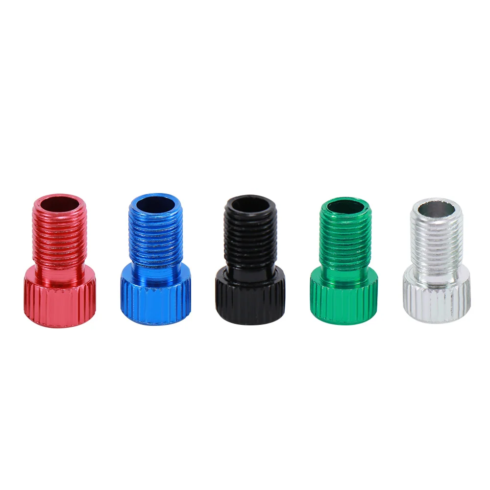 

4pcs/set Bicycle Valve Adapter Air Pump Converter MTB Road Alloy Bike Tire Accessory Gas Valve Adaptor Tube Pump Repair Tools