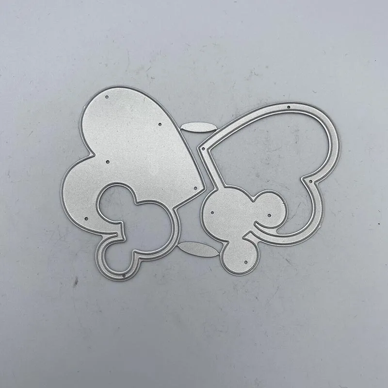 

Metal Cutting Die Heart Scrapbook Embossed Paper Card Album Craft Template Stencil Dies