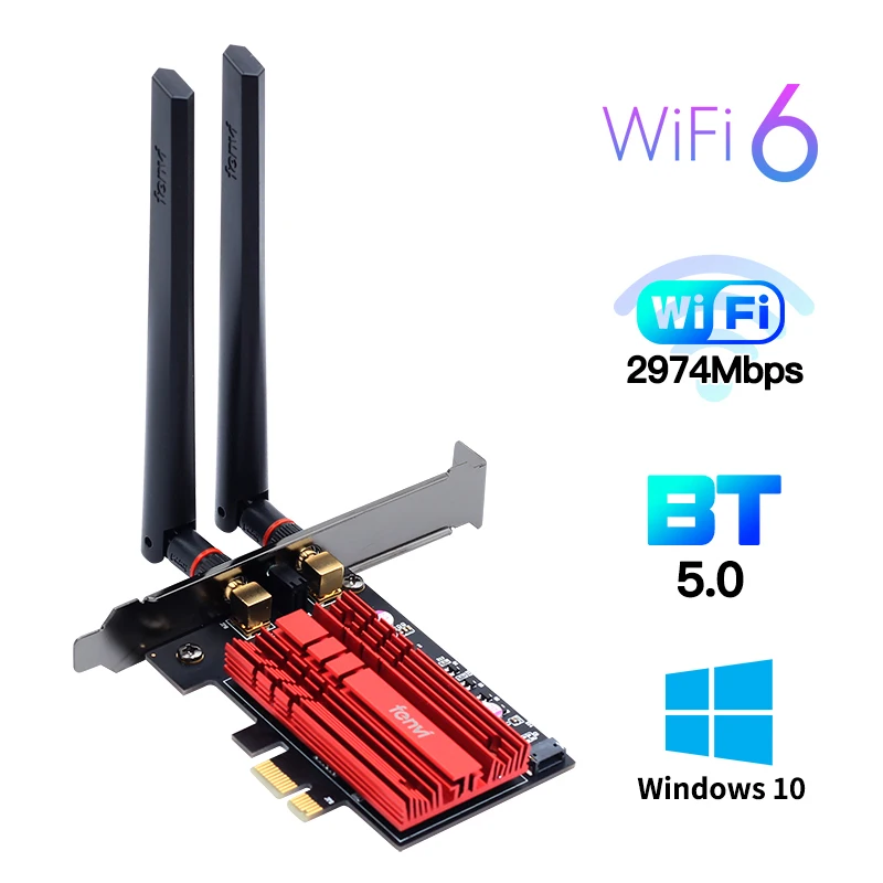 3000 Мбит/с Dual Band 2 4 Гбит/с WiFi 6 AX200 гигабитная сетевая карта Pcie Wi Fi Bluetooth 5 0