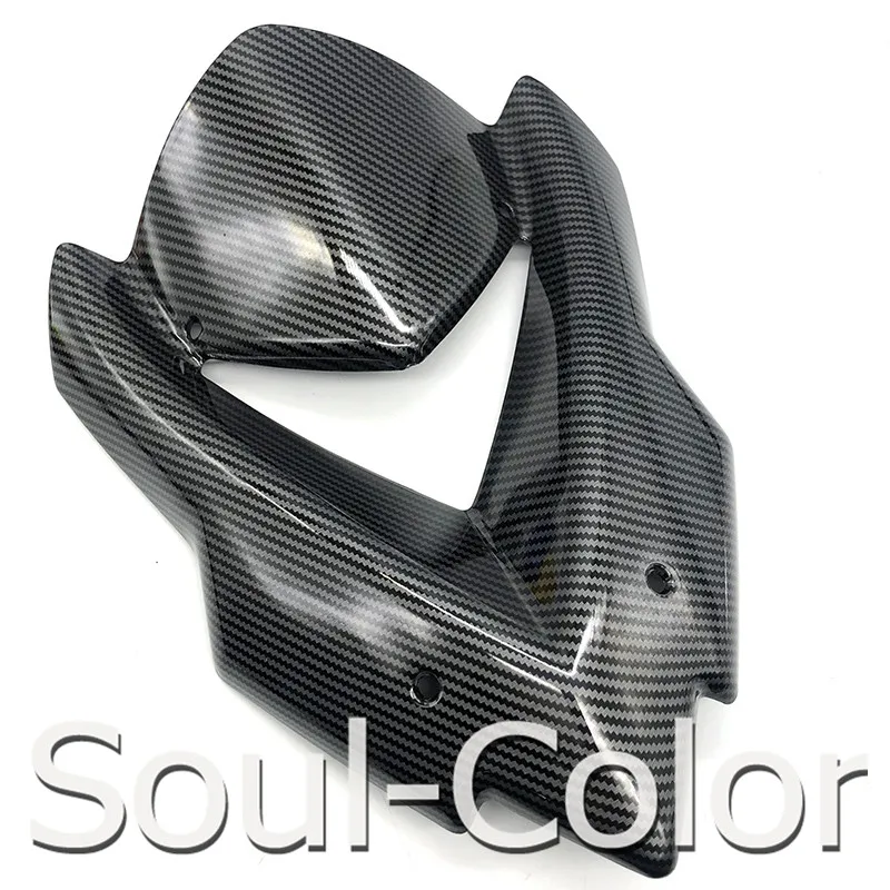 Мотоцикл дефлектор ветрового стекла козырек из углеродного волокна подходит для