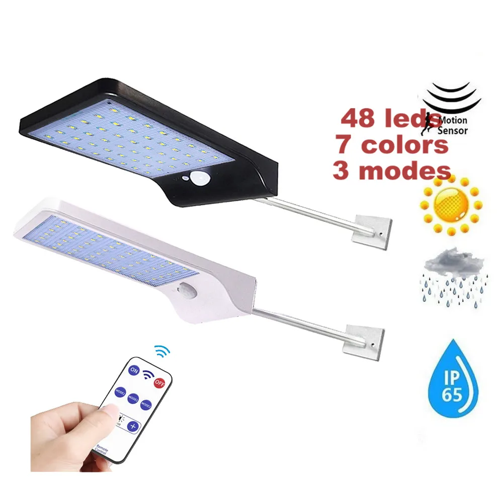 48 Светодиодный светильник на солнечной энергии Заземленный наружный путь