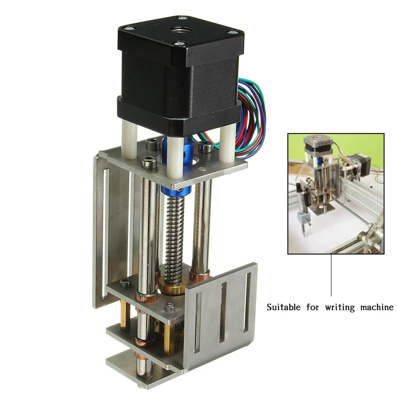 CNC Z-axis sliding table DIY milling small transmission module 100m m distance fraisage gravure Z-axis coulissant course kit 3