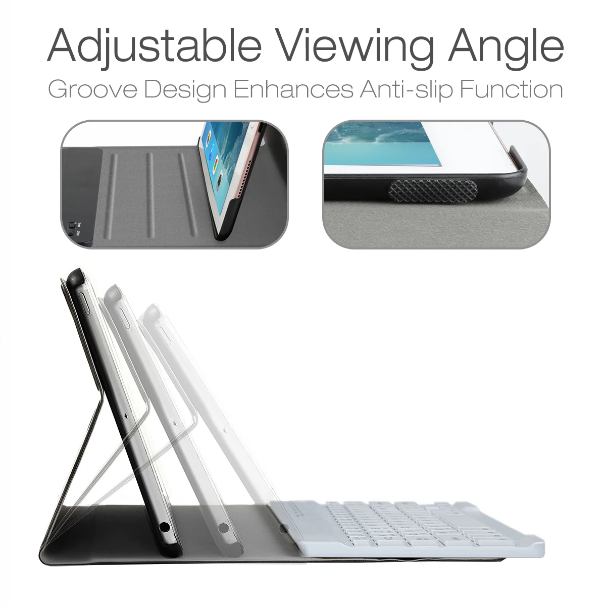Клавиатура Чехол подходит для iPad Air 1 2 iPad 9," 5th 6th Gen A1566 A1567 A1474 A1475 A1476 A1822 A1823 A1893 A1954