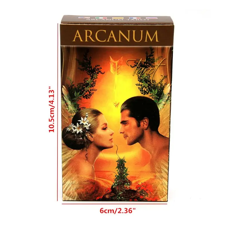 

Full English Arcanum Tarot 78 Cards Deck Mysterious Divination Oracle Playing Card Family Party Board Game Baralho