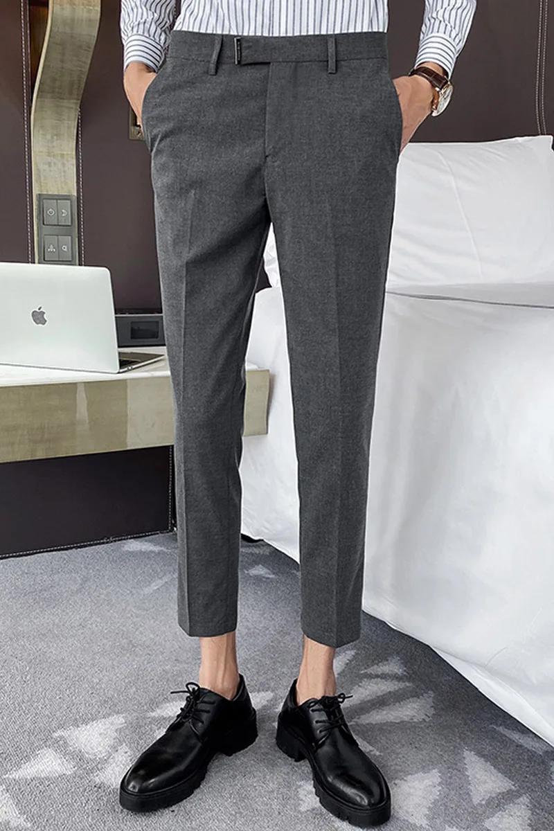 

2020 Spring Summer Casual Men's Pants Business Dress Pants Office Social Trousers Wedding Suit Pants Streetwear Pantalon Homme