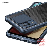 rzants for samsung galaxy a12 galaxy m12 case hard camouflage lens lens protection shockproof slim half clear thin cover