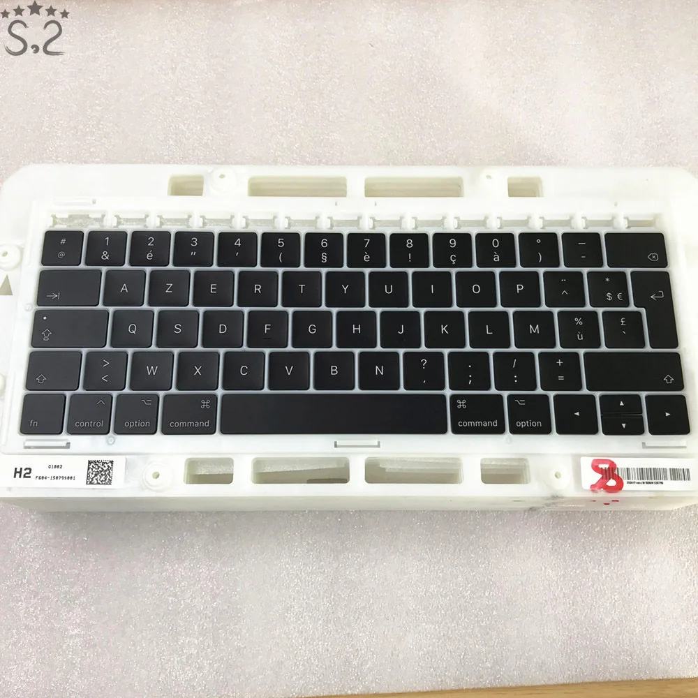 A1706 A1707 Keycap для Macbook Pro retina 1" 15" Key cap Немецкий/Испанский/Турецкий/французский/японский/Великобритания/США/Корейский/Итальянский ключи