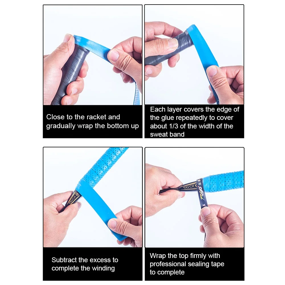 

Breathable Anti-slip Tennis Over-grip Badminton Grip Over Sweat Band Sport Tape Sweatband Winding For Fishing Rod Racket Squash