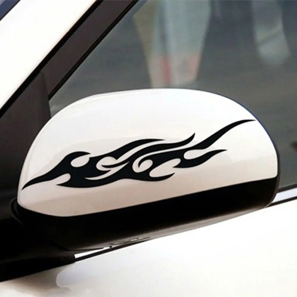 2 шт. автомобильные отражающие наклейки пламя наклейка в форме пламени