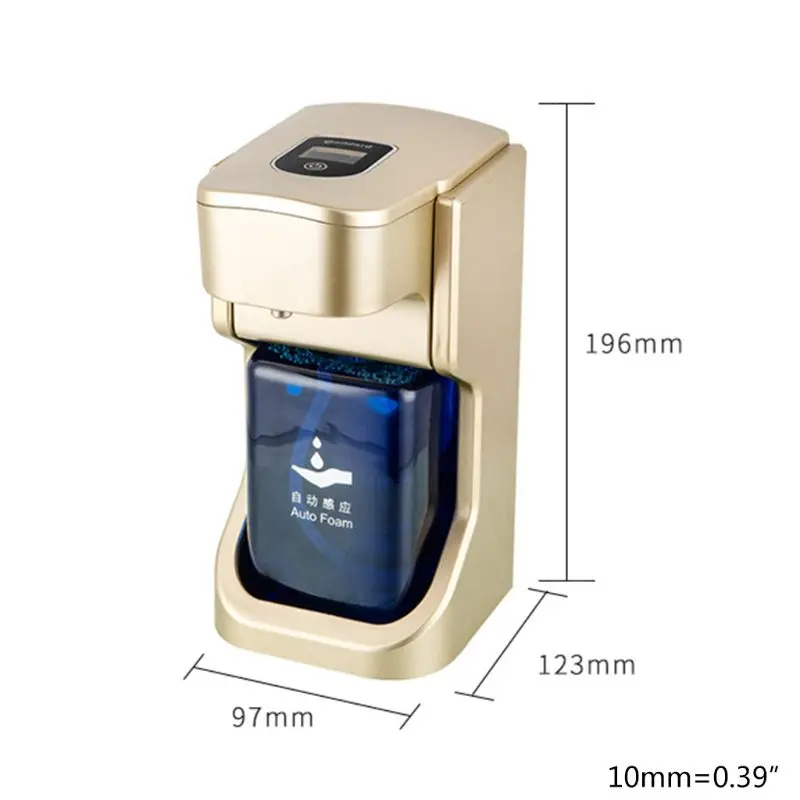 

Automatic Sensor 500ml Contactless Soap Dispenser Wall Mounted Waterproof Shampo