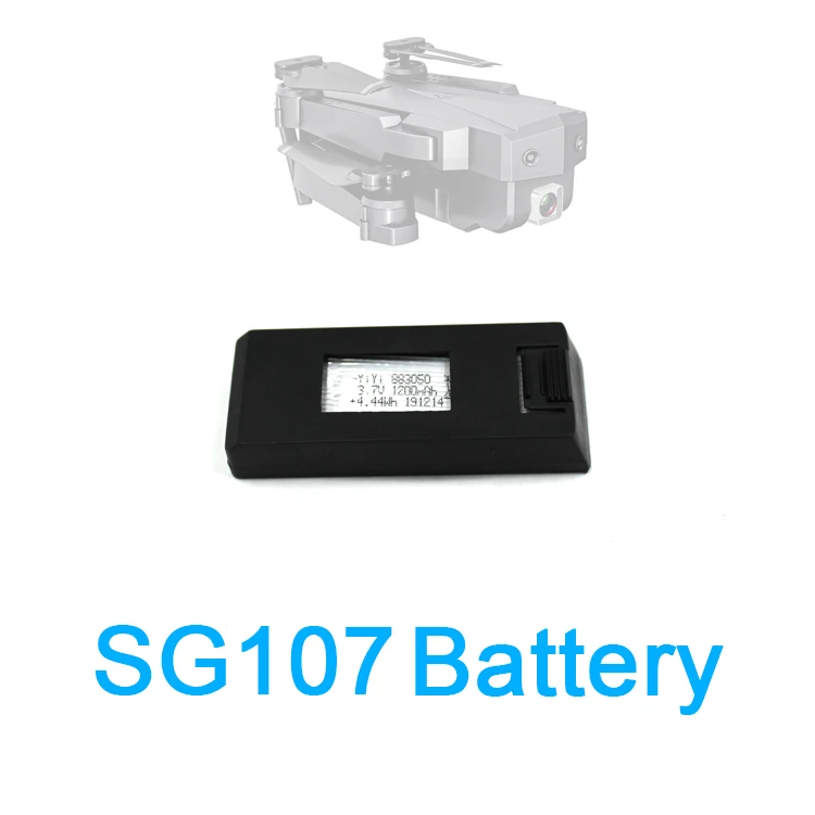 Запасные части для мини-дрона SG107 RC батарея дрона 3 7 в 1200 мАч Lipo-батарея складной